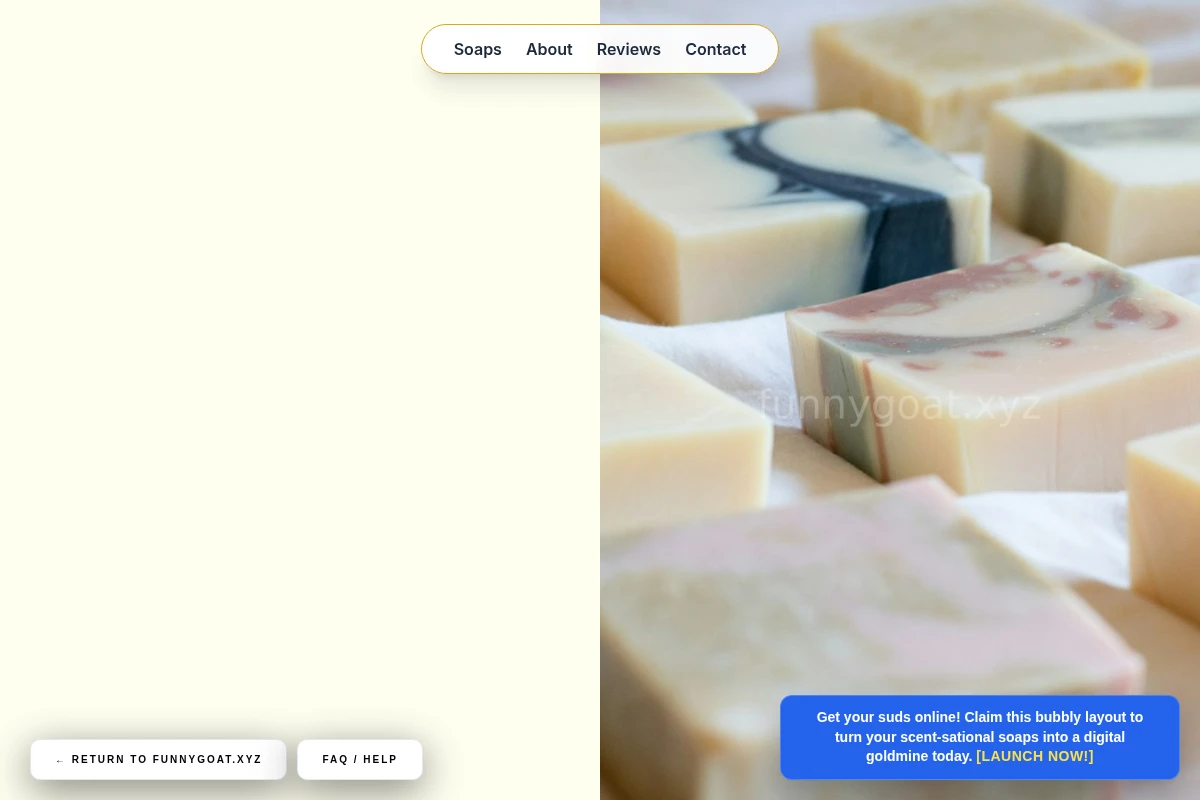 Rustic Handmade Soap